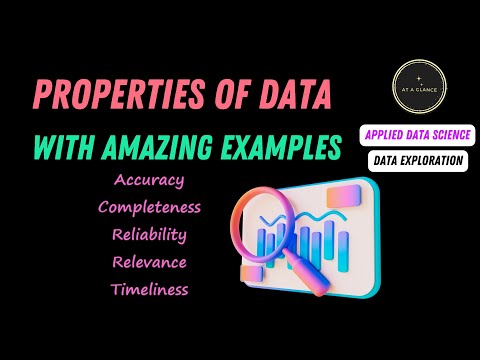Properties of Data: Accuracy, Completeness, Reliable, Relevance, Timeliness | Applied Data Science