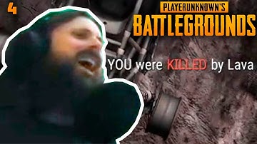 Forsen falls into lava. PUBG (4)