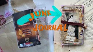 Tiny Trashy Junk Journal - Can I Make A Journal From That ?