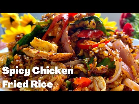 nasi-goreng-ayam-pedas-🌶️-(spicy-chicken-fried-rice)-|-su's-cookbook