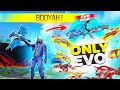 Evo items only challenge in solo vs squad  verified kill chor  free fire max