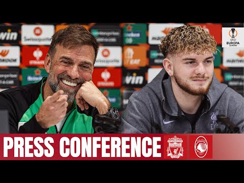 Jürgen Klopp &amp; Harvey Elliott | Europa League press conference | Liverpool vs Atalanta