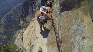 Yosemite Falls Trail  the SCARY part for me  maybe not you (2015)