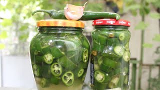 წიწაკის მწნილის საუკეთესო რეცეპტი / How to Pickle Chilli Peppers