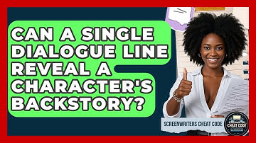 Can A Single Dialogue Line Reveal A Character