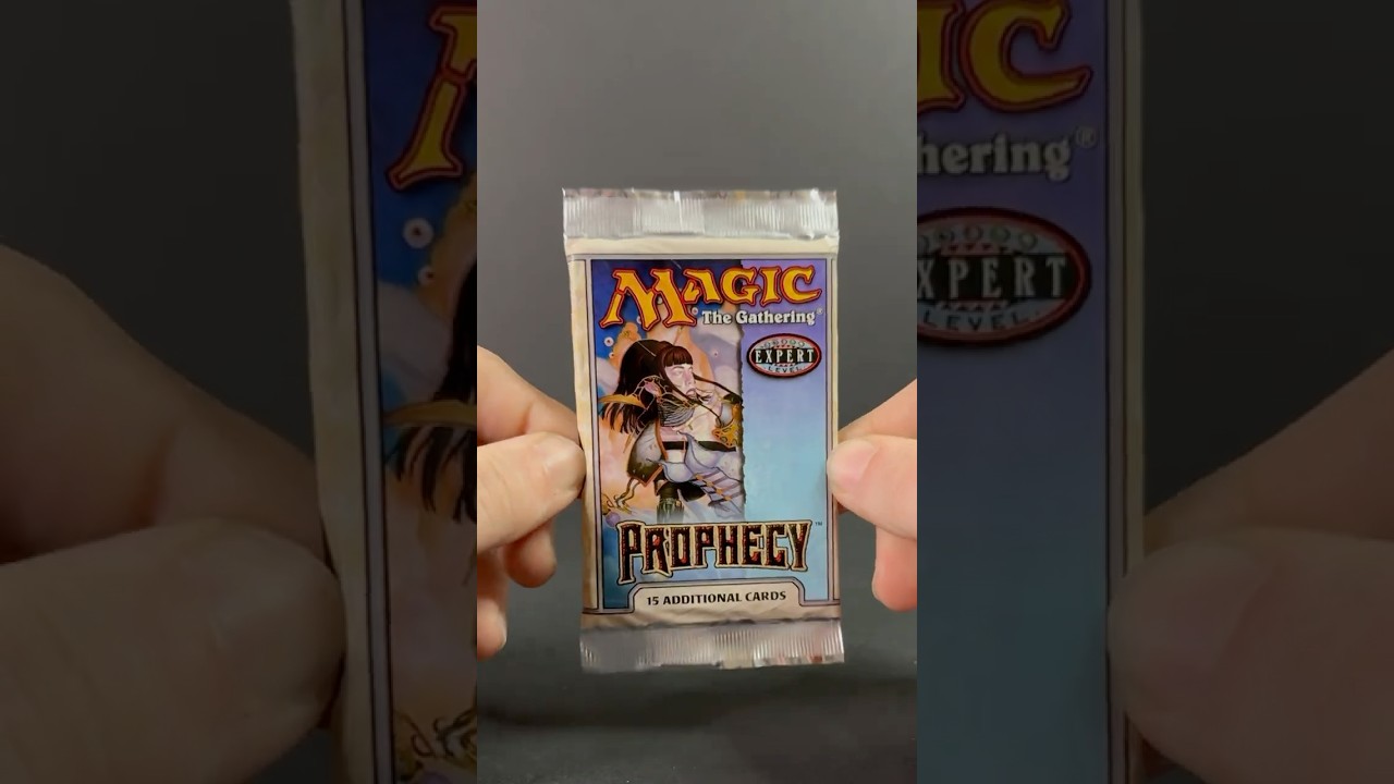 Opening a MTG Prophecy Booster Pack from 2000 #mtg #mtgcommander
