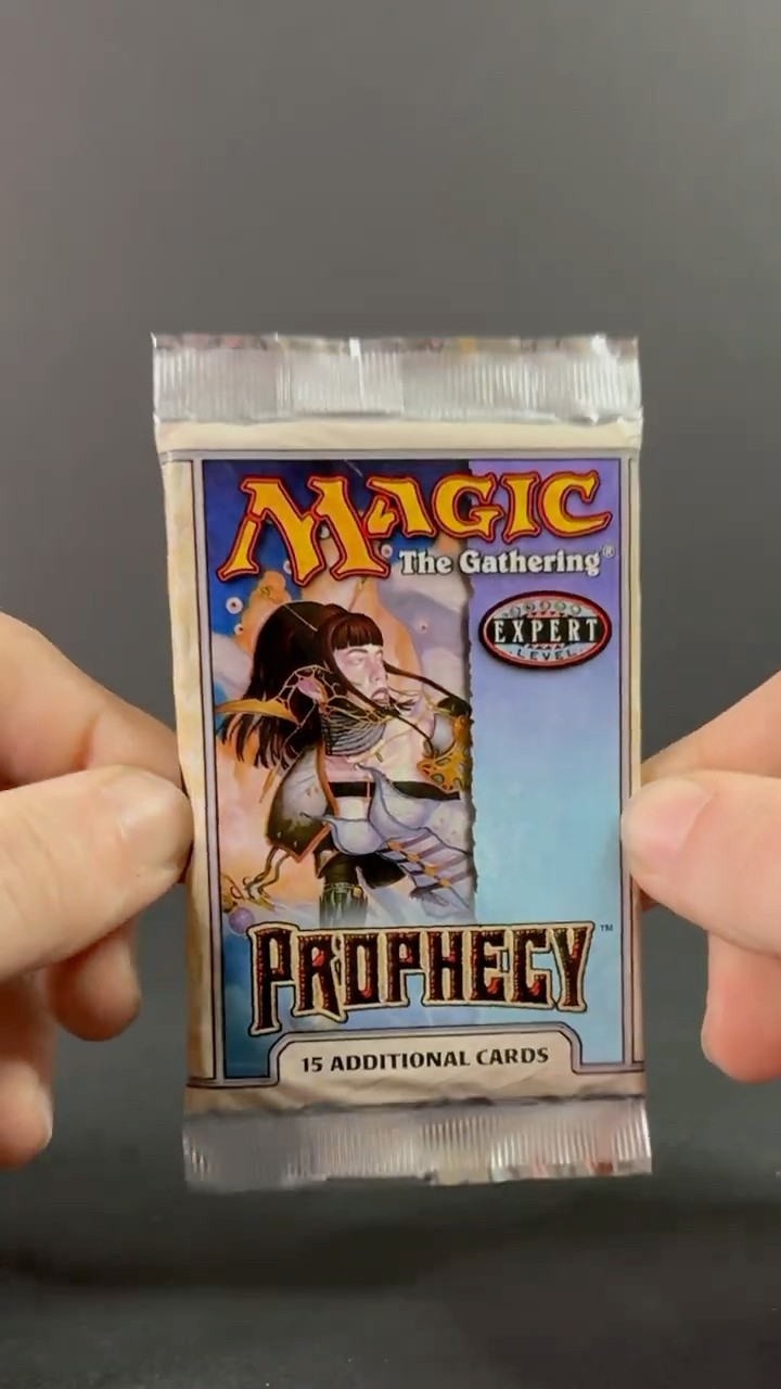 Opening a MTG Prophecy Booster Pack from 2000 #mtg #mtgcommander