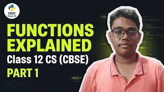 Python Functions Explained From Scratch | Positional, Default & Keyword Arguments | Class 12 CS