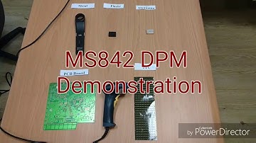 【2D Imager Scanner】MS842 DPM Demonstration