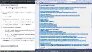 Full 5.13 Homogeneous coordinates Guide