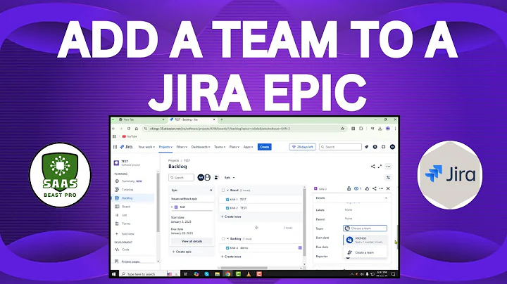 How to Add a Team to a Jira Epic - Full Guide (2025)