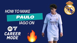 HOW TO MAKE A PAULO IAGO IN YOUR FC24 CAREER MODE SAVES!!