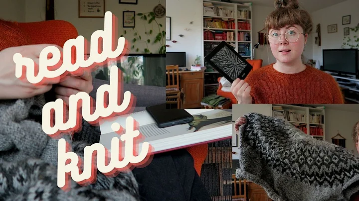 How to knit & read at the same time: a video tutor...