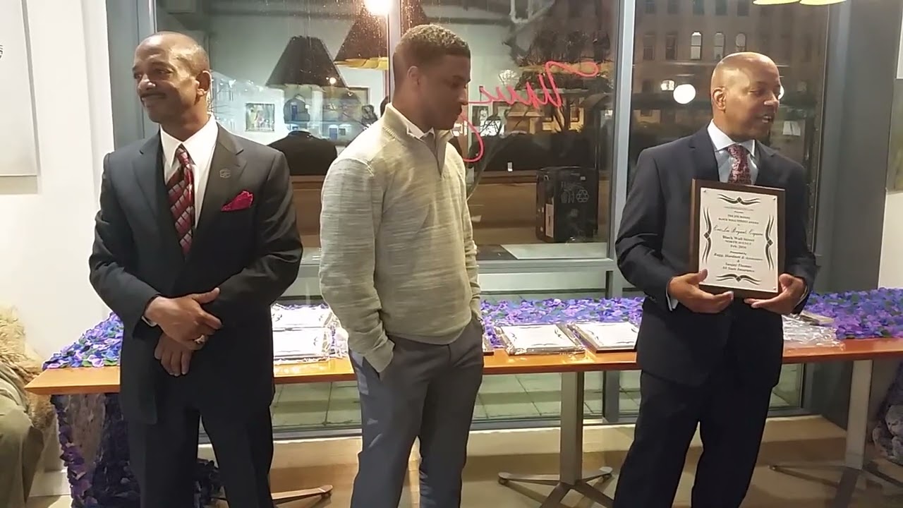 Archives: Eric Lee Bryant Crowns Chris Mfume w/ Black Wall Street Award, circa 2016 #blackwallstreet