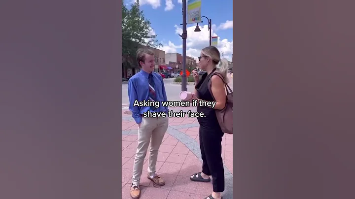 Asking women if they shave their face #shorts #hairremoval #dermaplaning #skincare #glowingskin