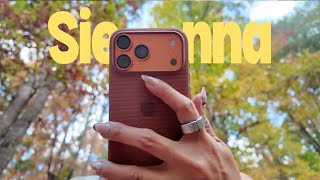 картинка: НОВИНКА 🍎 Чехол Apple Techwoven в цвете SIENNA Обзор «Он цепкий?»