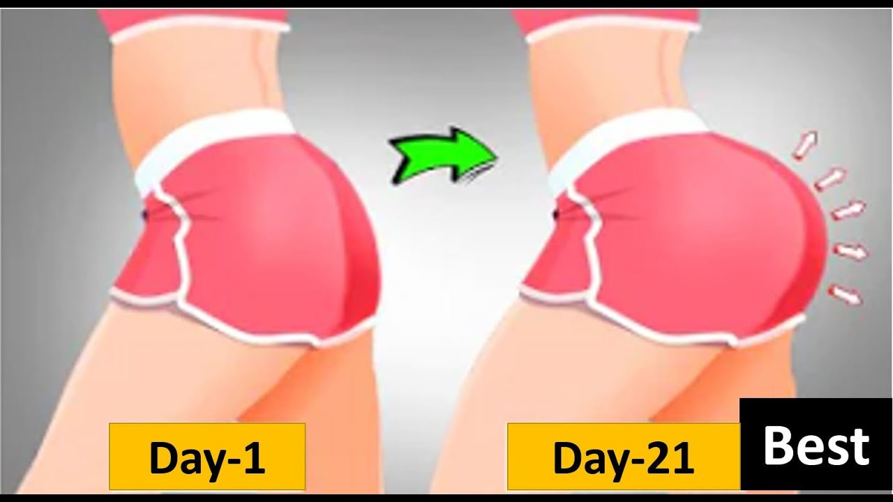 8 Easy Exercises To Grow Your Butt In 21 Days [Female Butt Workout]
