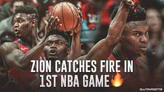 Zion Williamson Catches Fire In The 4th Quarter Against The Spurs