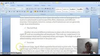 Microsoft Word (Screen Casting)