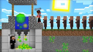 ЗАЧЕМ В МАЙНКРАФТ  Компот Minecraft, админ ограбил нашу деревню.