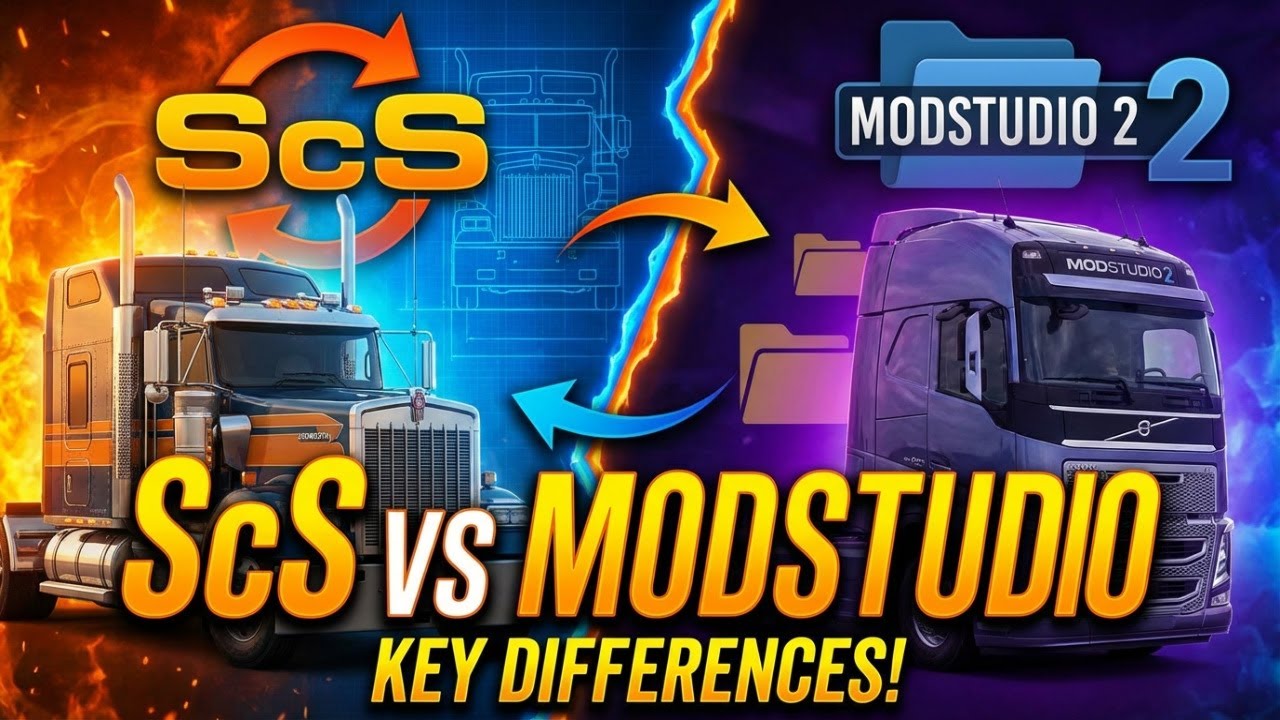 ScS Templates vs ModStudio Templates 🚛🎨 | Key Differences Every Modder ...
