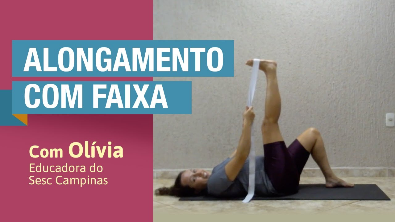 Alongamento com Faixa