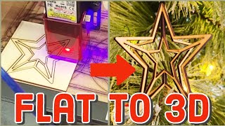 Make Your Own Laser Cut 3D Christmas Decorations!