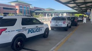 Police at airport after bomb threat