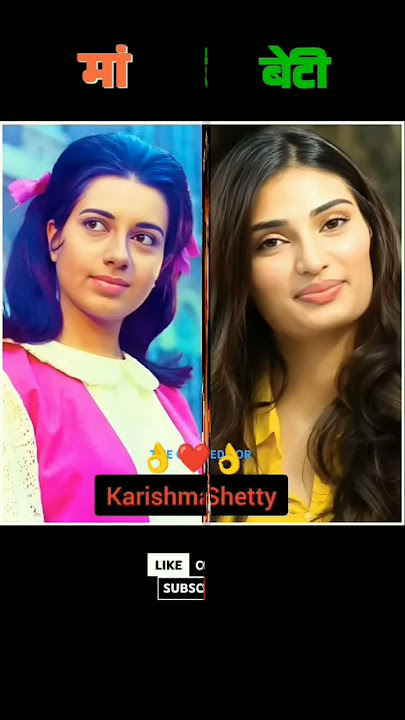 Bollywood Actress & Their Young Mother Look's Like Carbon Copy's#thenandnow# trending#mom#status#90s