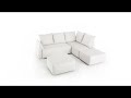 Livom  modulares sofa may mit schlaffunktion