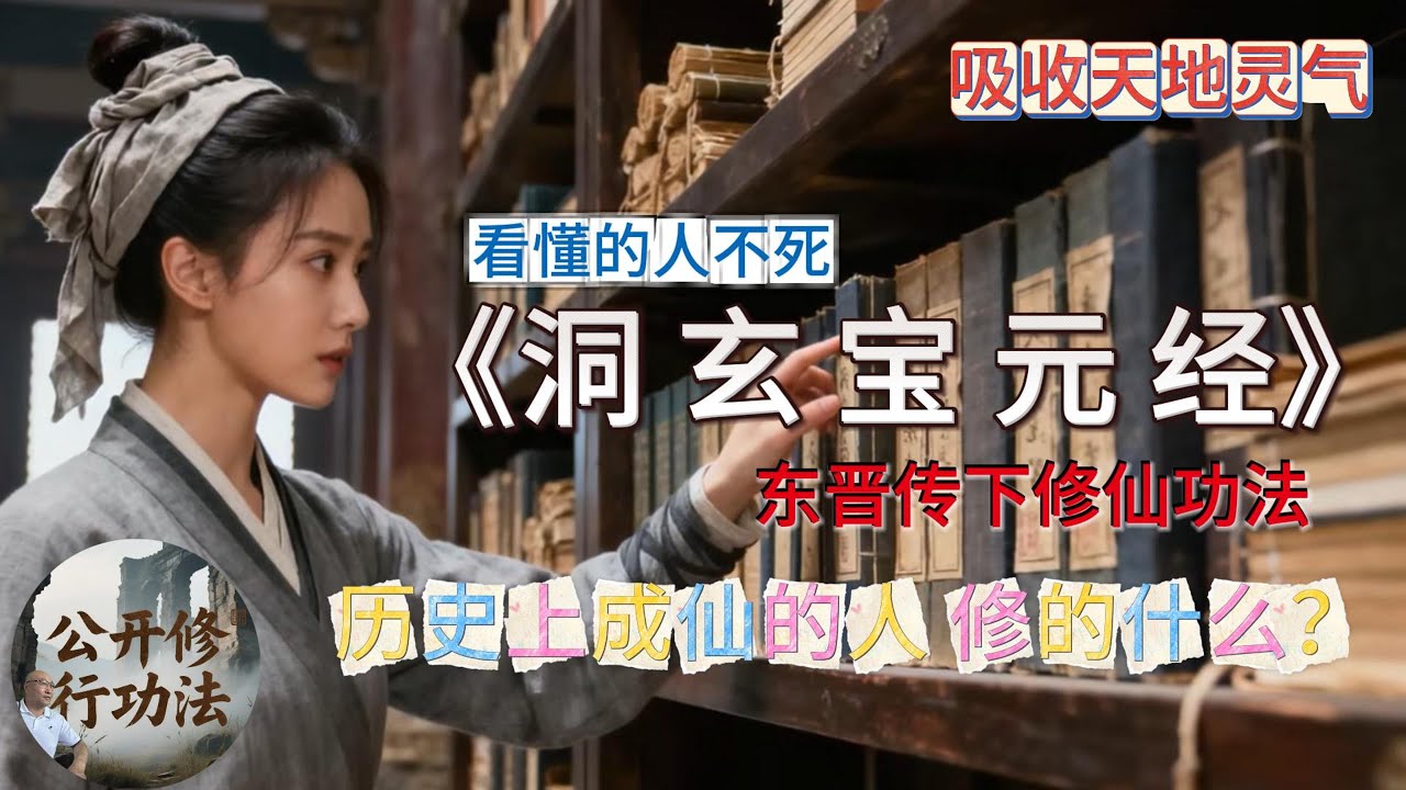 看懂的人不死《洞 玄 宝 元 经》东晋传下修仙功法 吸收天地灵气 心空道可修 身心平衡灵气自来  历史上都有哪些人成仙修的是什么?   Dongxuan Baoyuan Jing
