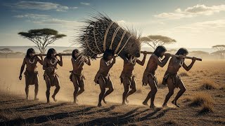 Early Humans Hunted by a Giant Porcupine | Stone Age Survival Horror