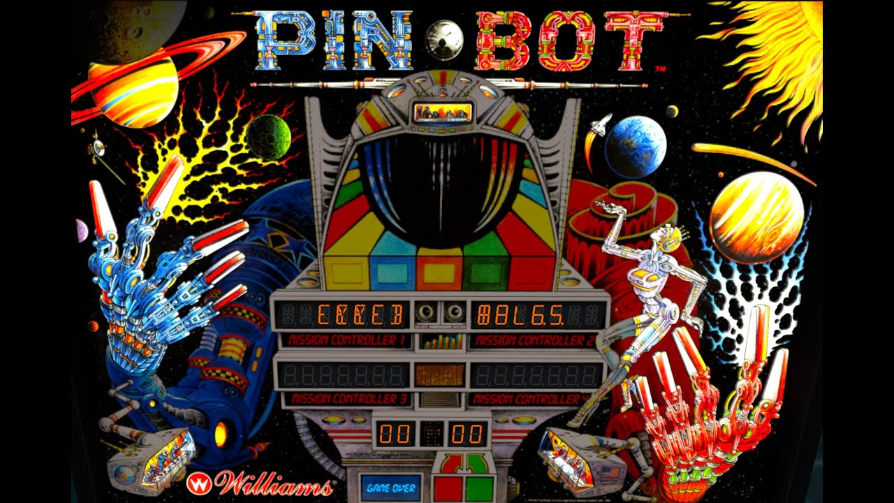 Pin Bot Pinball VR 🤖 | Full Table Run | Classic Williams Pinball in Virtual Reality