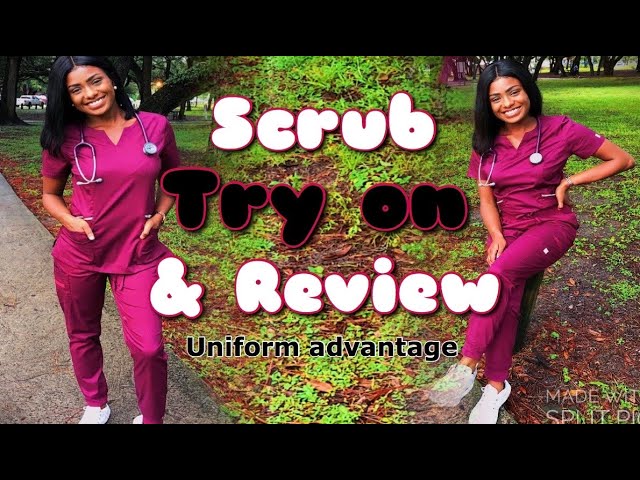 SCRUBS & SNEAKERS TRY-ON HAUL Uniform Advantage, 