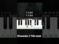 Dhurandhar 2 🔥 Title Song | AAAHH MEN! Piano Tutorial 🎹 | Trending Movie #Dhurandhar2