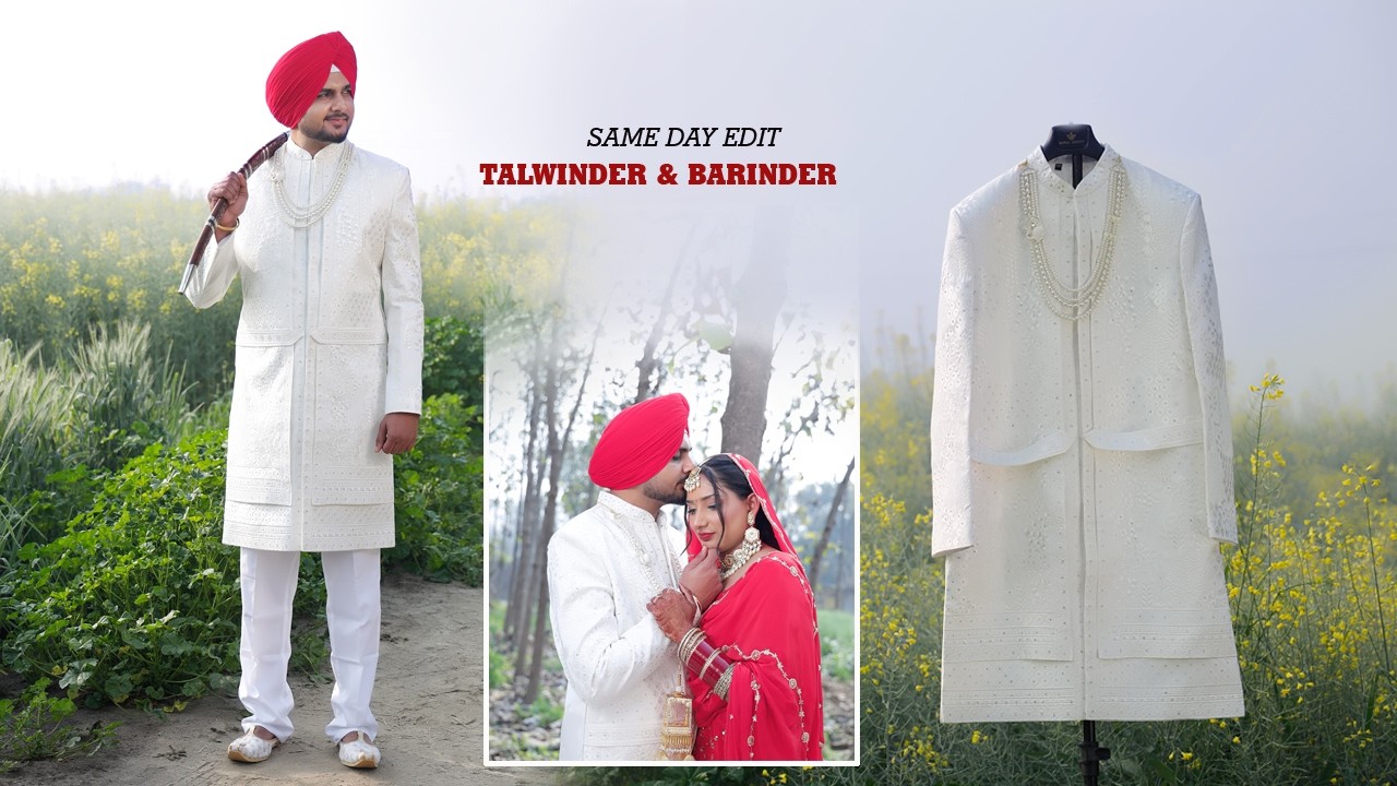 TALWINDER & BARINDER WEDDING SAME DAY HIGHLIGHT EDIT DASHMESH STUDIO DAROLI KALAN M. 9815442749