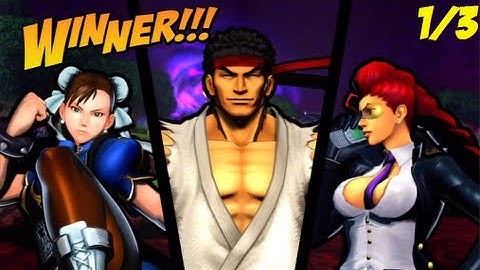 Ultimate Marvel vs Capcom 3 Arcade Mode (Ryu, Chun-Li, C. Viper Pt. 1/3)