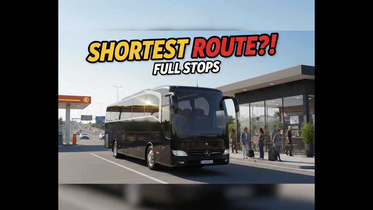 Mercedes Benz Travego From Fresno to Modesto (191 KM) | Bus Simulator Ultimate | Episode: 5