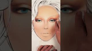 Face Chart tutorial EASY💄 Face Chart makeup for BEGINNERS #facechart