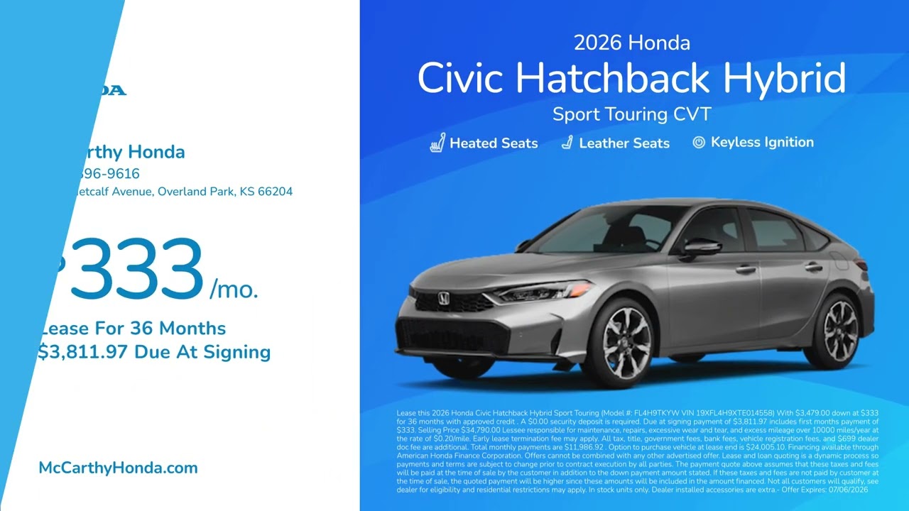 In-Market Honda 05/16/2026 7405436 - YouTube