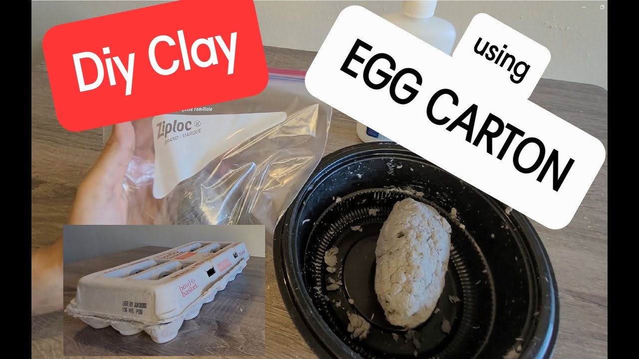 DIY Egg Carton Clay YouTube