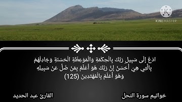 خواتيم النحل وفواتح الإسراء القارئ عبد الحميد .محاكات المنشاوي