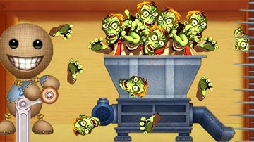 Kick The Buddy 2024 - The Scary Zombie in Shredding Machine vs The Buddy - Mr. Gameplay