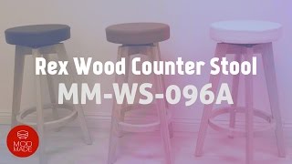 Mod Made Rex Wood Counter Stool Product Introduction & Assembly Tutorial