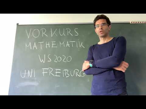 1. Einführung in den Vorkurs Mathematik, Uni Freiburg, WS 2020