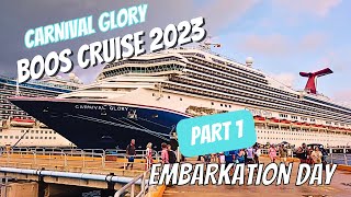 Carnival Glory Embarkation Day and Sail Away | BOOS Group Cruise