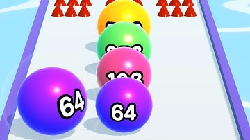 Ball Run 2048 Merge Number ! MAX LEVELS Gameplay Walkthrough New Update Part 39 android, ios