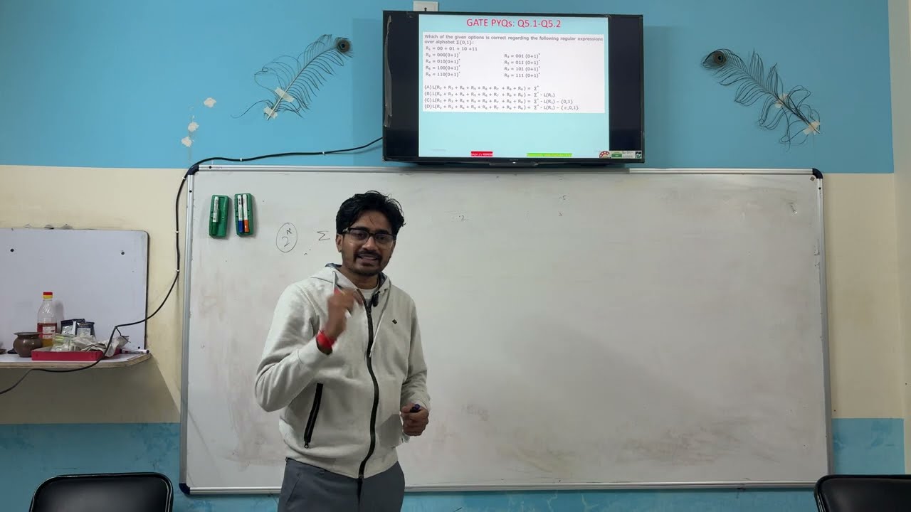 Part-III Regular Expression GATE Questions | State Diagram | TOC | Dada Ji's Pathshala 