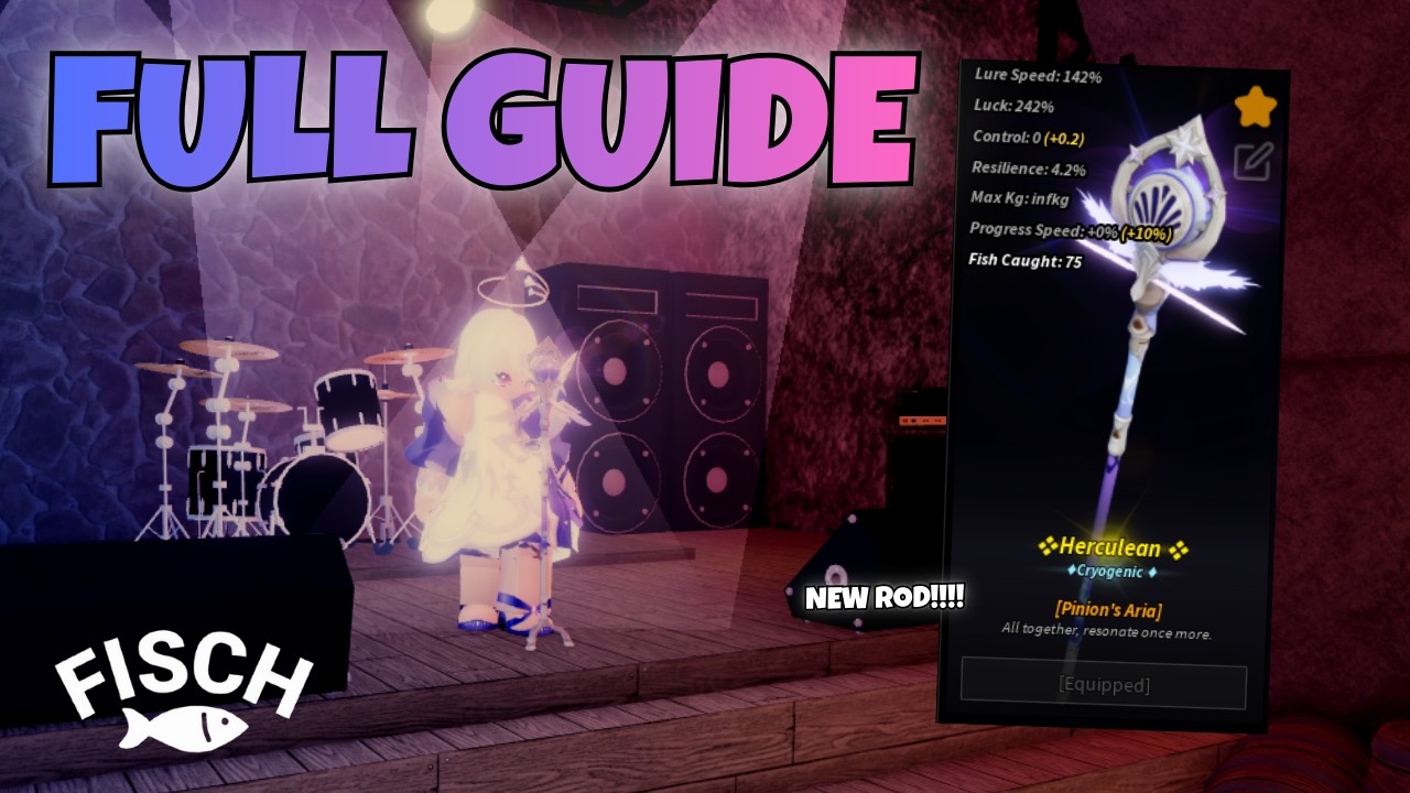 FULL GUIDE to Mysterious Songstress Update In FISCH! Roblox