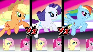Apple Jack vs Rarity vs Rainbow Dash: My Little Pony Rainbow Run: How to Play screenshot 5